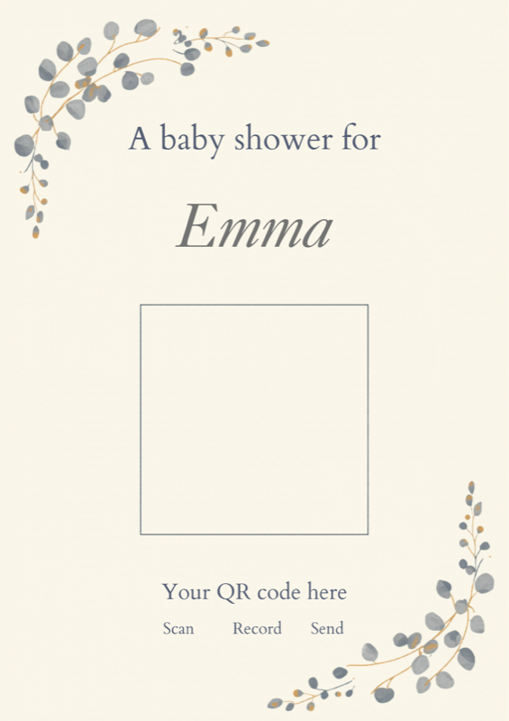 Baby Shower — Flyer template