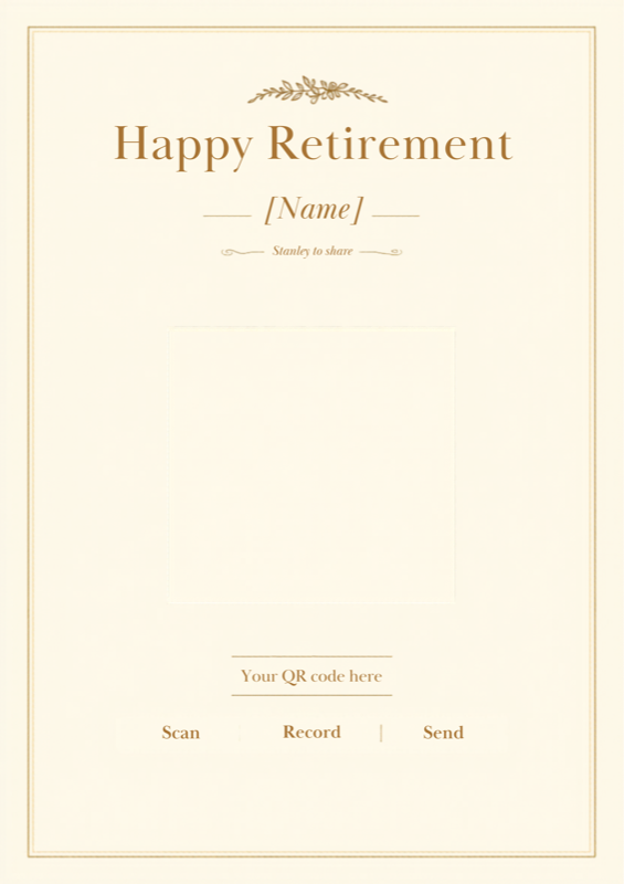 Retirement — Flyer template
